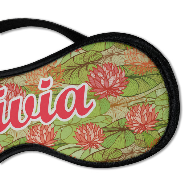 Lily Pads Sleeping Eye Mask - DETAIL Large