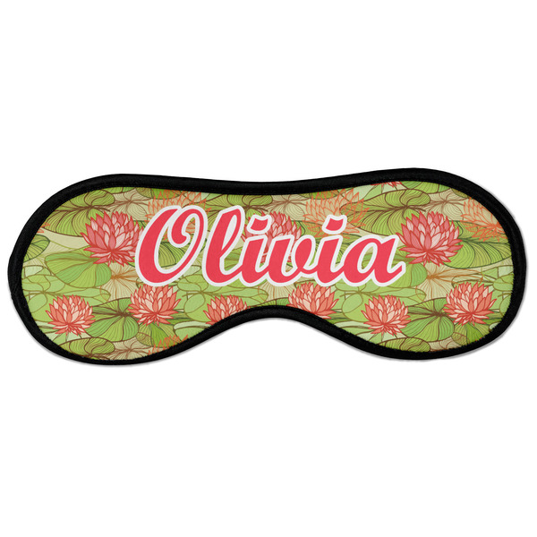 Custom Lily Pads Sleeping Eye Masks - Large (Personalized)