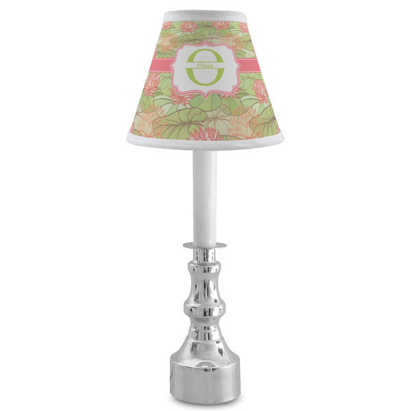 Lily Pads Small Chandelier Lamp - LIFESTYLE (on candle stick)