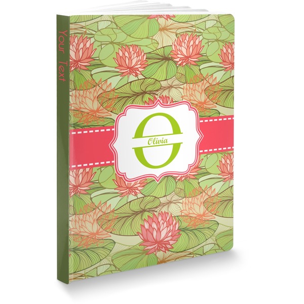 Custom Lily Pads Softbound Notebook (Personalized)