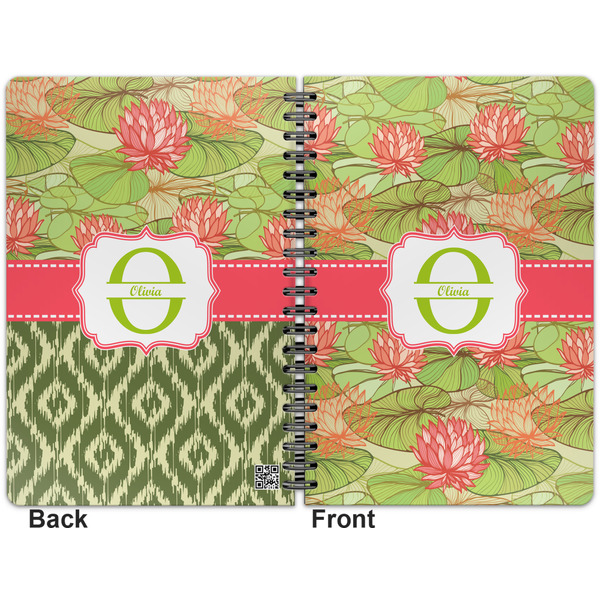 Lily Pads Spiral Journal 7 x 10 - Apvl