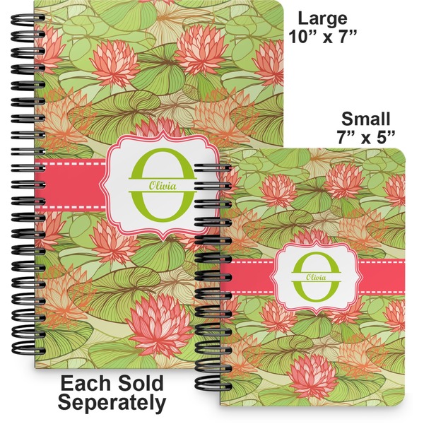 Lily Pads Spiral Journal - Comparison