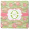 Lily Pads Square Coaster Rubber Back - Single