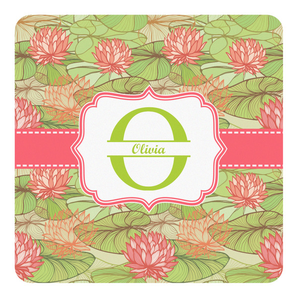 Custom Lily Pads Square Decal - Small (Personalized)