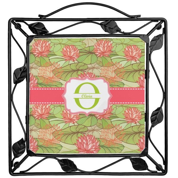 Custom Lily Pads Square Trivet (Personalized)
