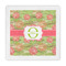 Lily Pads Standard Decorative Napkin - Front View