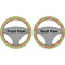 Lily Pads Steering Wheel Cover- Front and Back