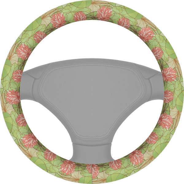 Custom Lily Pads Steering Wheel Cover