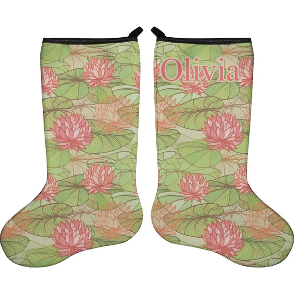 Custom Lily Pads Holiday Stocking - Double-Sided - Neoprene (Personalized)
