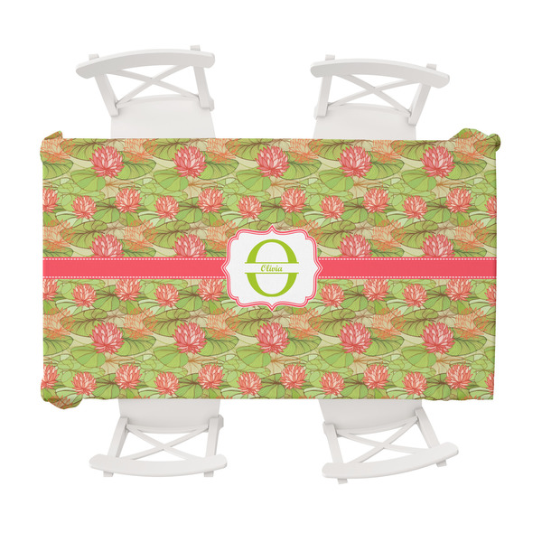 Custom Lily Pads Tablecloth - 58"x102" (Personalized)