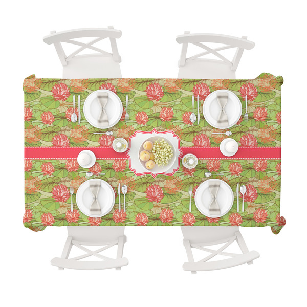 Lily Pads Tablecloths (58"x102") - TOP VIEW