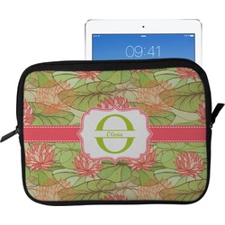 Lily Pads Tablet Case / Sleeve - Large (Personalized)