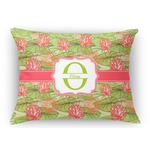 Lily Pads Rectangular Throw Pillow Case (Personalized)