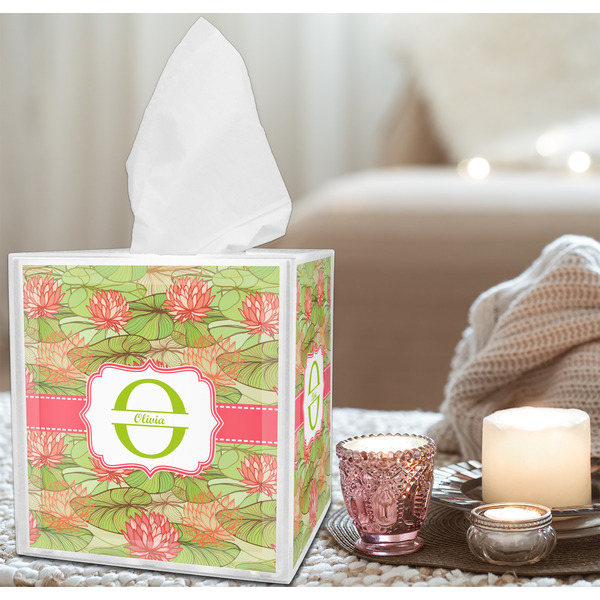 Lily Pads Tissue Box - LIFESTYLE