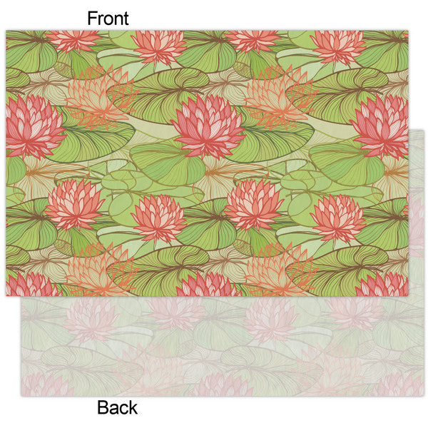 Lily Pads Tissue Paper - Heavyweight - XL - Front & Back