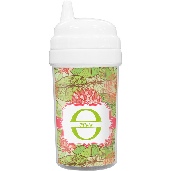 Custom Lily Pads Toddler Sippy Cup (Personalized)