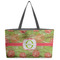 Lily Pads Tote w/Black Handles - Front View