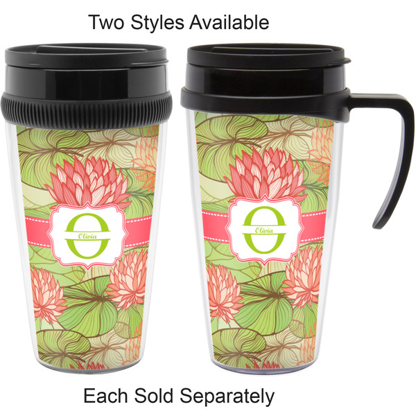 Lily Pads Travel Mugs - with & without Handle