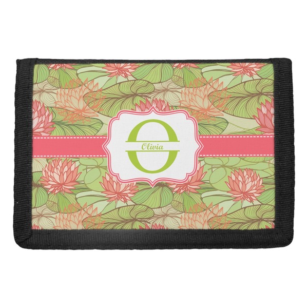 Custom Lily Pads Trifold Wallet (Personalized)