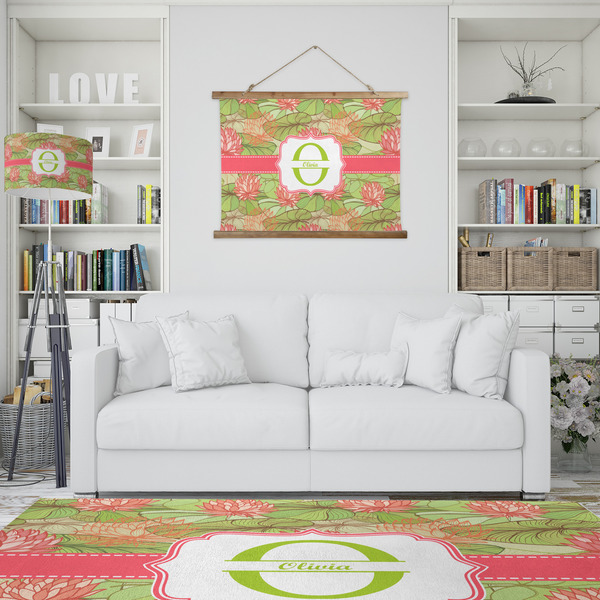 Lily Pads Wall Hanging Tapestry - IN CONTEXT