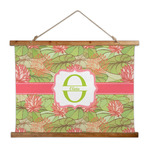Lily Pads Wall Hanging Tapestry - Wide (Personalized)