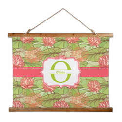 Lily Pads Wall Hanging Tapestry - Wide (Personalized)