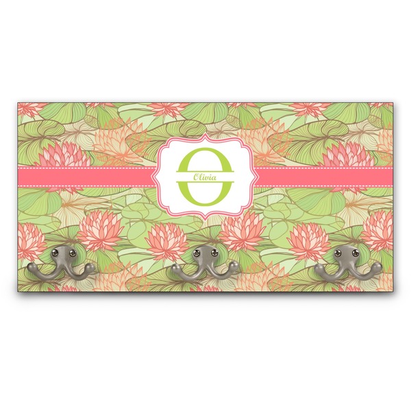 Custom Lily Pads Wall Mounted Coat Rack (Personalized)