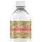 Lily Pads Water Bottle Label - Back View