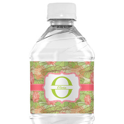 Lily Pads Water Bottle Labels - Custom Sized (Personalized)