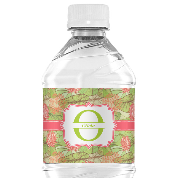 Custom Lily Pads Water Bottle Labels - Custom Sized (Personalized)