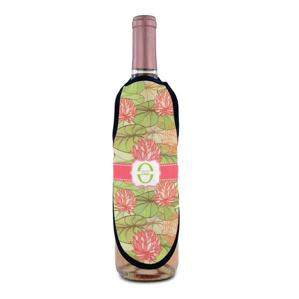 Lily Pads Wine Bottle Apron - IN CONTEXT