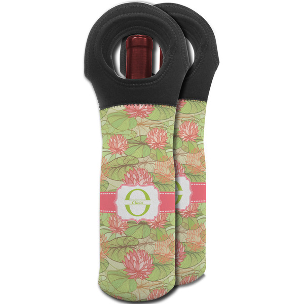 Lily Pads Wine Tote Bag - MAIN