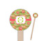 Lily Pads Wooden 6" Food Pick - Round - Closeup