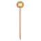 Lily Pads Wooden 6" Food Pick - Round - Single Pick