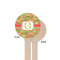 Lily Pads Wooden 6" Stir Stick - Round - Single Sided - Front & Back