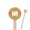 Lily Pads 7.5" Round Wooden Stir Sticks - Single Sided (Personalized)