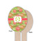 Lily Pads Wooden Food Pick - Oval - Single Sided - Front & Back