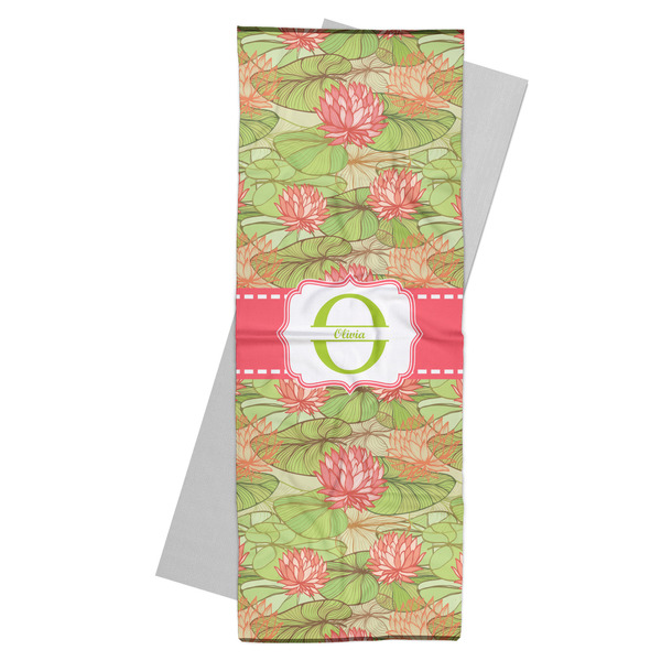 Custom Lily Pads Yoga Mat Towel (Personalized)