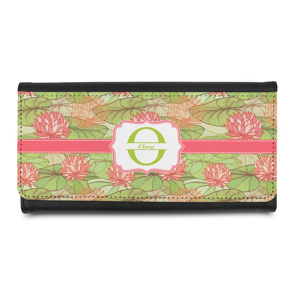 Custom Lily Pads Leatherette Ladies Wallet (Personalized)