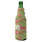 Lily Pads Zipper Bottle Cooler - ANGLE (bottle)