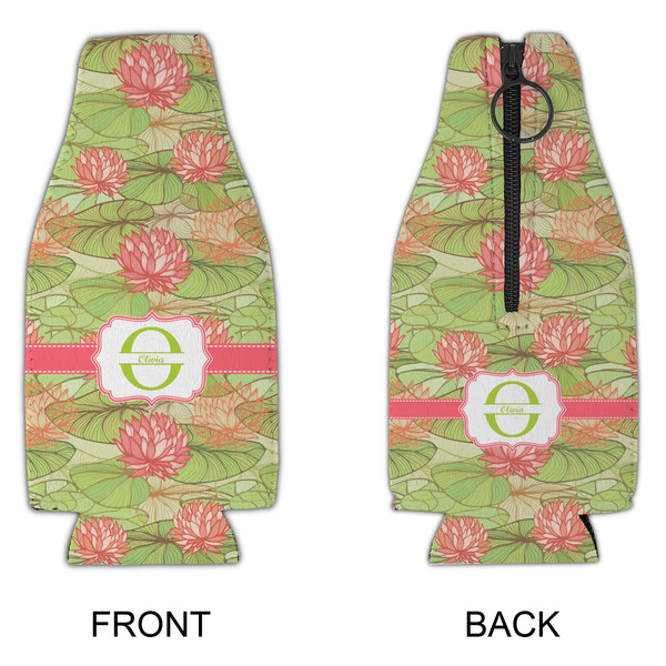 Lily Pads Zipper Bottle Cooler - APPROVAL