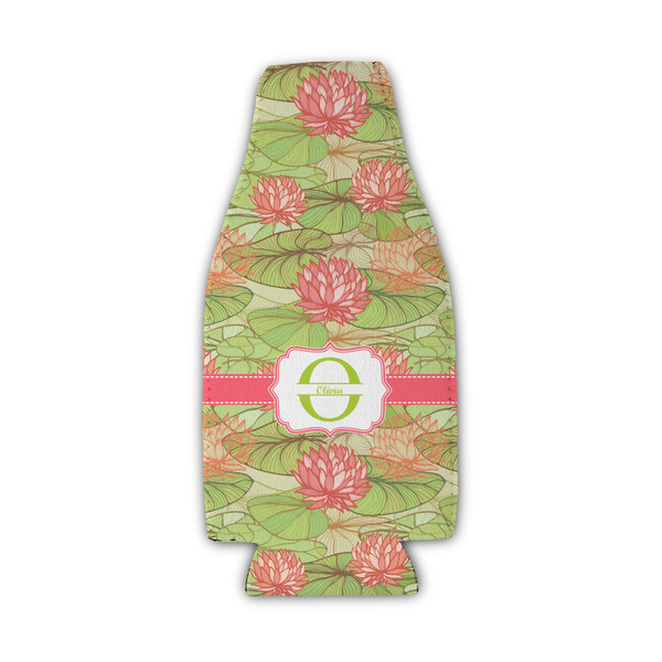 Custom Lily Pads Zipper Bottle Cooler (Personalized)