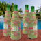 Lily Pads Zipper Bottle Cooler - Set of 4 - LIFESTYLE