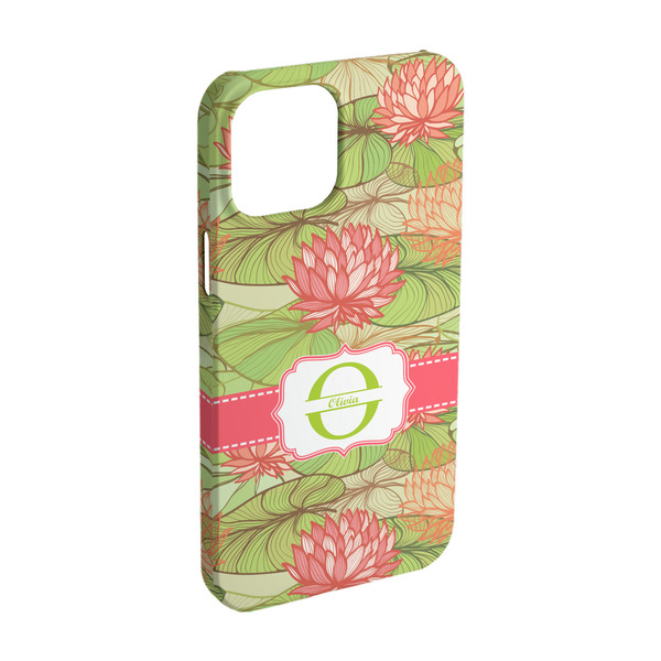 Custom Lily Pads iPhone Case - Plastic - iPhone 15 (Personalized)
