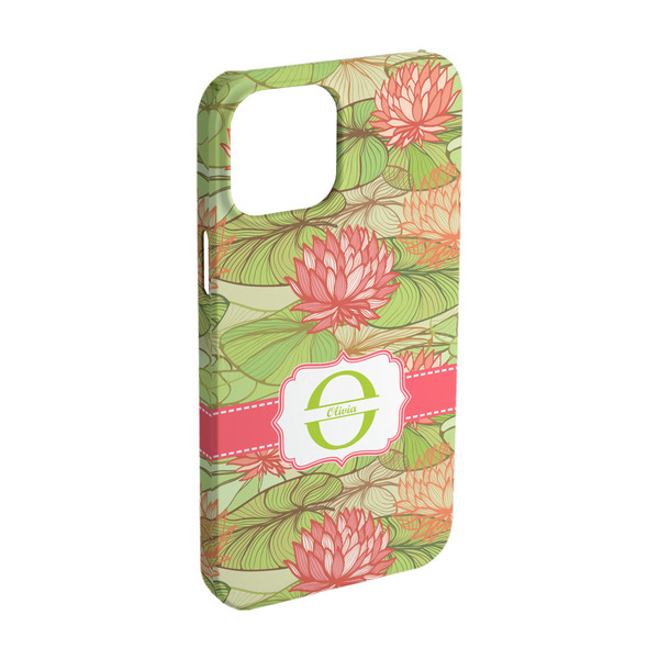 Custom Lily Pads iPhone Case - Plastic - iPhone 15 Pro (Personalized)