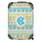 Abstract Teal Stripes 13" Hard Shell Backpacks - FRONT