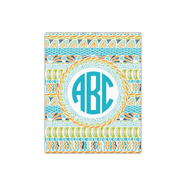 Abstract Teal Stripes 16x20 - Canvas Print - Front View