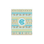 Abstract Teal Stripes Poster - Multiple Sizes (Personalized)
