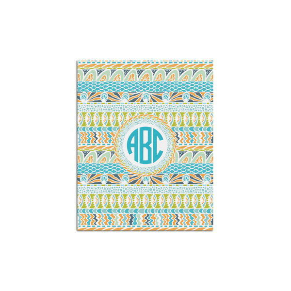 Custom Abstract Teal Stripes Poster - Multiple Sizes (Personalized)