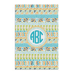 Abstract Teal Stripes Posters - Matte - 20x30 (Personalized)